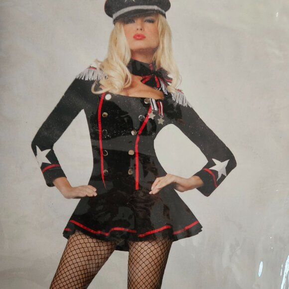 NWT M RED A-line Lambskin LEATHER Mini SKIRT - Picture 9 of 15